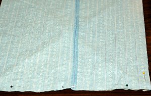 pinning triangle pillows front and back