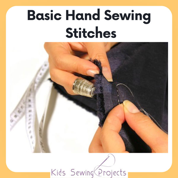 basic hand stitches for hand sewing