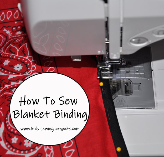 How to sew blanket binding.