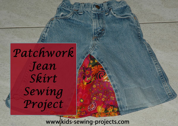 jean skirt done