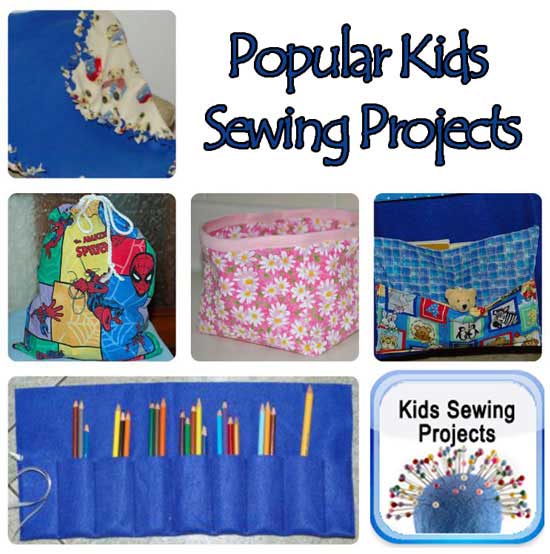 popular kids sewing projects