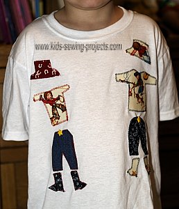 applique cowboy shirt