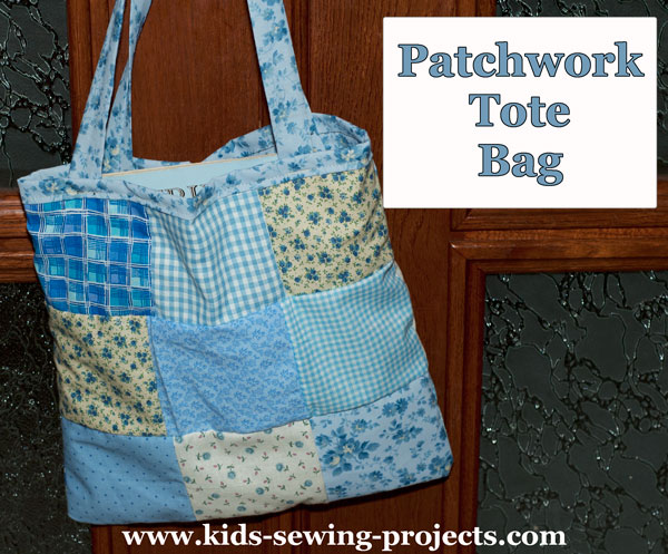 PATCHWORK TOTE BAG TUTORIAL, TOTE BAG SEWING TUTORIAL