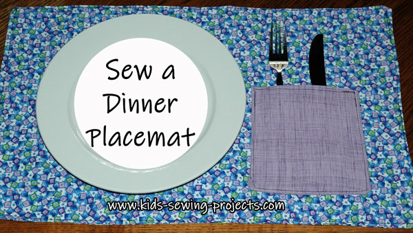 placemat with pocket