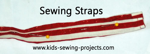 sewing straps out of fabric