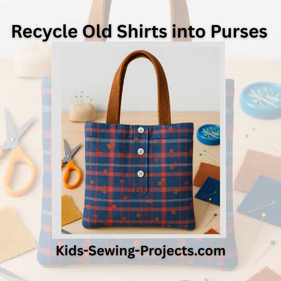 recycle a shirt into a bag