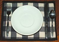 dinner placemat