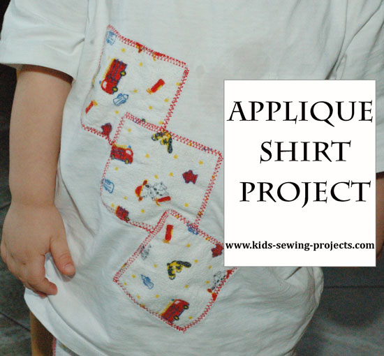 appplique shirt project