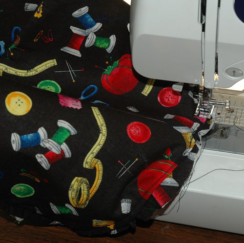 sew basket bottom