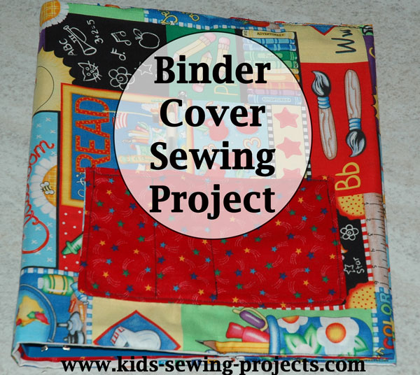 binder cover sewing project