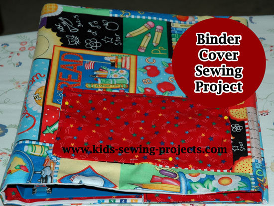 pinning pocket of binder cover