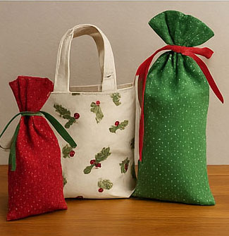 gift bags sewn