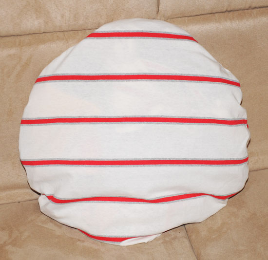 circle pillow project done