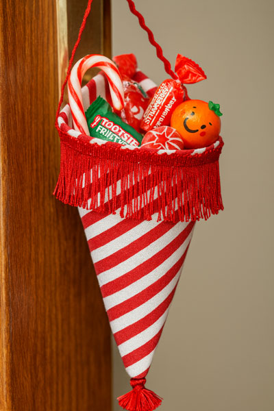 christmas cone ornament project