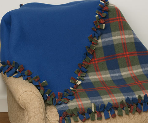 fleece blanket no sew