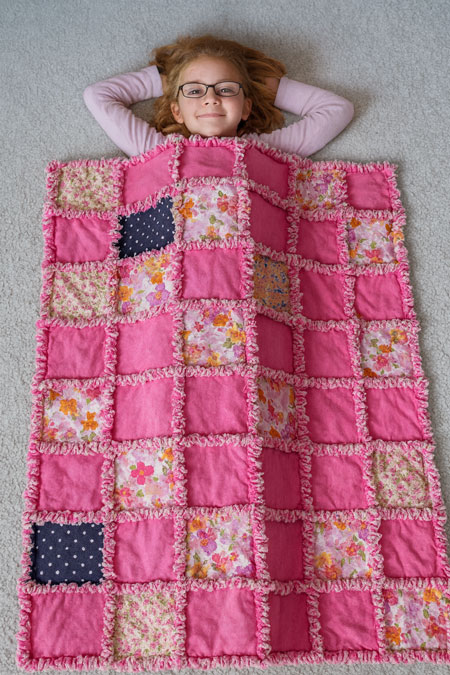 frayed quilt