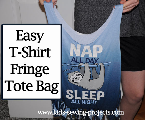 tshirt fringe bag