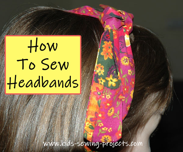 how to sew headband projects