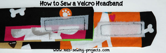 headband with velcro