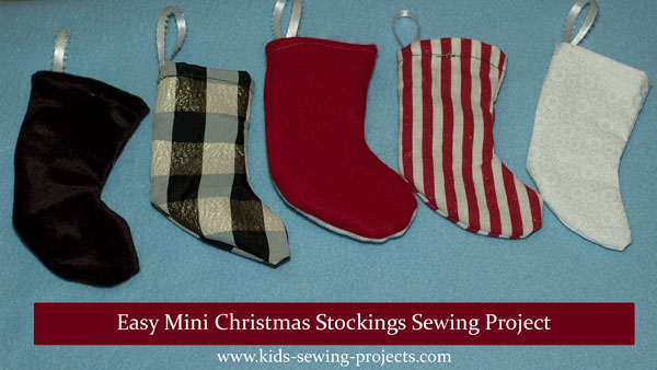 mini Christmas stockings project