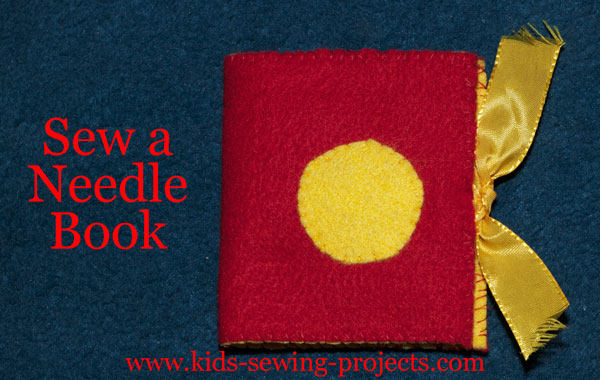 needle book hand sewing project