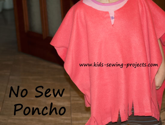 no sew poncho