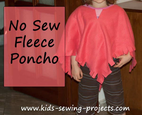 no sew poncho