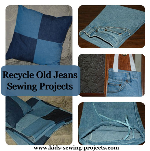 old jeans recycle projects