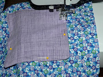 sew pocket placemat