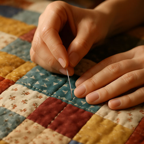 quilt hand sewing