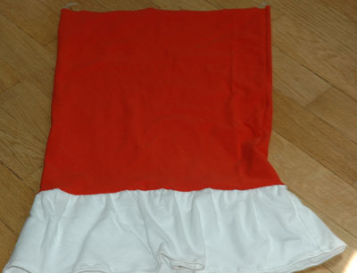 skirt with ruffle