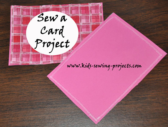 sewing card project