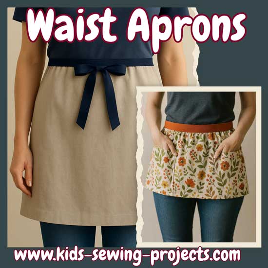 gathered skirt apron