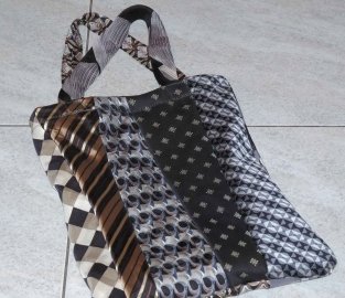 tie bag with handles