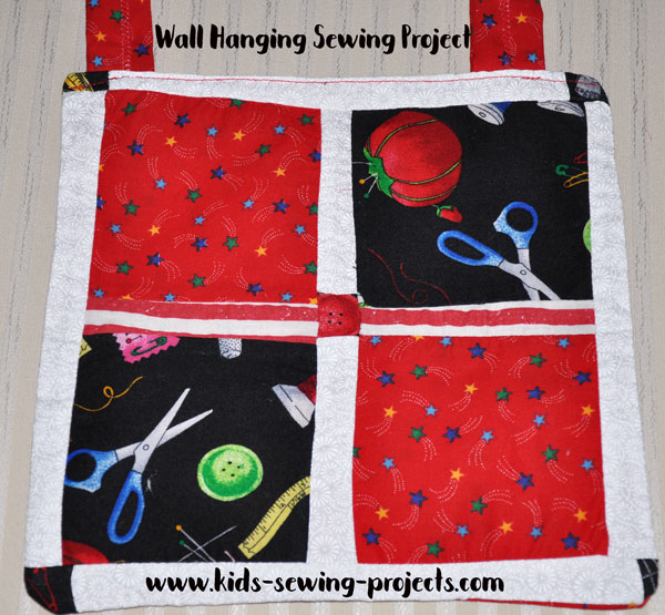 wall hanging sewing project