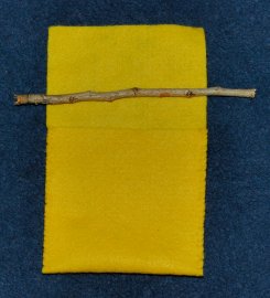 treasure bag with stick