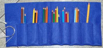 pencil case from felt organizer