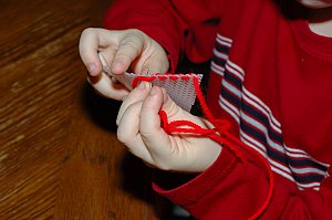 plastic canvas needle sewing