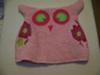 Finished Owl Bath Mitt